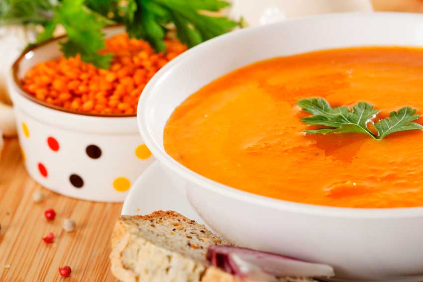 Рецепт крем-супа из красной чечевицы от гипоксии